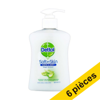 Offre : 6x Dettol Aloe Vera savon à mains (250 ml)