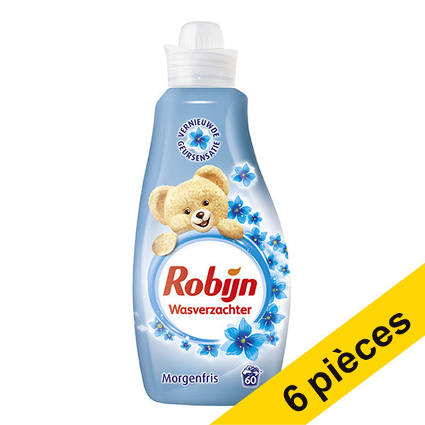 Offre : 6x Robijn Fraîcheur du matin adoucissant 1,5 litres (60 lavages)  SRO00213 - 1
