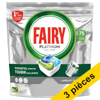 Offre : Fairy All-in-One Platinum Regular tablettes pour lave-vaisselle (225 lavages)