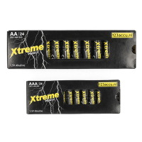 Offre combinée : 123accu piles alcalines AA + AAA (2 x 24 pièces) ADR00104