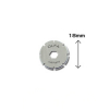 Olfa PRB18-2 lames de rechange rotative pour cutter RTY-4 18 mm (2 pièces)