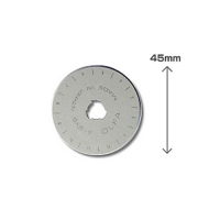 Olfa RB45-1 lames de rechange rotatives pour RTY-2/G, RTY-2/DX 45 mm