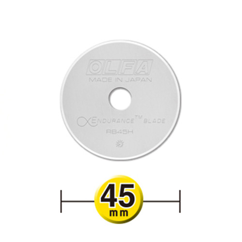 Olfa RB45H-1 lame de rechange rotative pour cutter RTY-2/DX 45 mm RB45H-1 219714 - 1