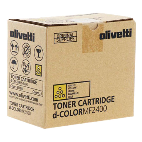 Olivetti B1008 toner jaune (d'origine) B1008 077634 - 1