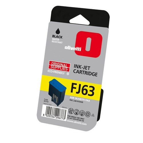 Olivetti FJ63 (B0702) cartouche d'encre (d'origine) - noir B0702 042202 - 1