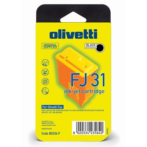 Olivetti FJ 31 (B0336 F) cartouche d'encre (d'origine) - noir B0336F 042380 - 1