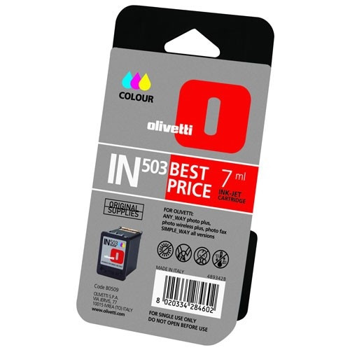 Olivetti IN503 (B0509) cartouche d'encre (d'origine) - couleur B0509 042130 - 1