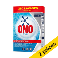 Offre : 2x Omo Professional White lessive en poudre 7 kg (140 lavages)