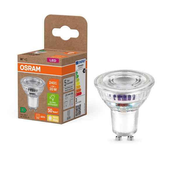 Osram GU10 spot LED en verre 1,3W (35W) LOS00748 - 1