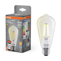 Osram Ledvance ampoule intelligente E27 | Edison ST64 | Transparent | 2700K | Wifi | 6W LOS02001