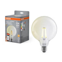 Osram Ledvance ampoule intelligente E27 | Globe G125 | Transparent | 2700K | Wifi | 6W LOS02002