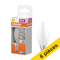 Offre : 6x Osram ampoule LED E14 | Bougie B35 | Mat | 4000K | 1,8W (25W)