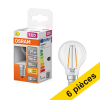 Offre : 6x Osram ampoule LED E14 | Sphérique P45 | Filament | Transparent | 2700K | 1,8W (25W) LOS01892 - 1