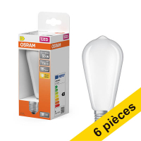 Offre : 6x Osram ampoule LED E27 | Edison ST64 | Mat | 2700K | 5,4W (60W)