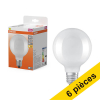 Offre : 6x Osram ampoule LED E27 | Globe G95 | Mat | 2700K | 5,9W (60W) LOS02199 - 1