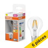 Offre : 6x Osram ampoule LED E27 | Poire A60 | Filament | Transparent | 2700K | 3,4W (40W) LOS01824 - 1
