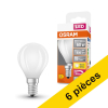 Offre : 6x Osram E14 ampoule LED sphérique mate dimmable 5,5W (60W) LOS00175 - 1