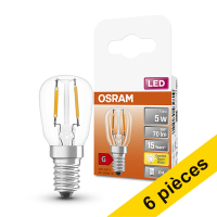 Offre : 6x Osram E14 tube LED à filament transparent 2400K 1W (5W)