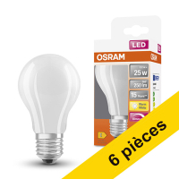 Offre : 6x Osram E27 ampoule LED en forme poire mate dimmable 2,2W (25W)