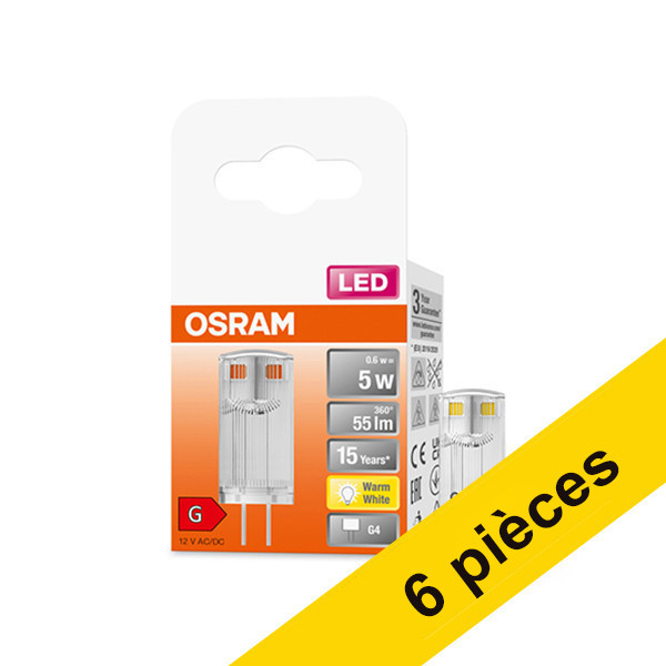 Offre : 6x Osram G4 capsule LED 0,6W (5W) LOS00311 - 1