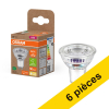 Offre : 6x Osram GU10 spot LED en verre 1,3W (35W) LOS00749 - 1