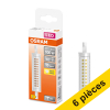 Offre : 6x Osram R7S ampoule LED tubulaire 12W (100W) LOS00343 - 1