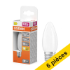 Offre : 6x Osram ampoule LED E27 | Bougie B35 | Filament | Mat | 2700K | 3,4W (40W) LOS02155 - 1