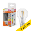 Offre : 6x Osram ampoule LED E27 | Poire A60 | Filament | Transparent | 2700K | Dimmable | 1,8W (25W) LOS01806 - 1