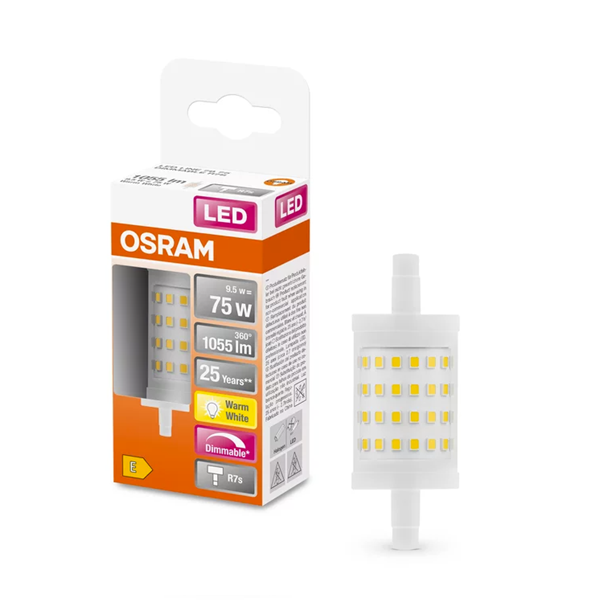 Osram R7S ampoule LED tube dimmable 9,5W (75W) LOS00344 - 1