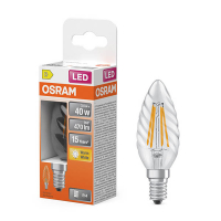 Osram ampoule LED E14 | Bougie B35 | Filament | Transparent | 2700K | 3,4W (40W) LOS02140