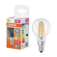 Osram ampoule LED E14 | Sphérique P45 | Filament | Transparent | 2700K | Dimmable | 3,4W (40W) LOS01873