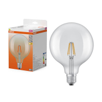 Osram ampoule LED E27 | Globe G125 | Filament | Transparent | 2700K | 3,4W (40W) LOS02202