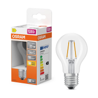 Osram ampoule LED E27 | Poire A60 | Filament | Transparent | 2700K | 1,8W (25W) LOS01821