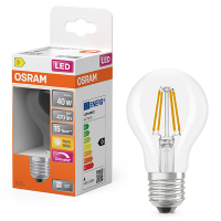 Osram ampoule LED E27 | Poire A60 | Filament | Transparent | 2700K | Dimmable | 3,4W (40W) LOS01797