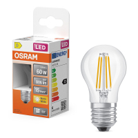 Osram ampoule LED E27 | Sphérique P45 | Filament | Transparent | 2700K | 5,5W (60W) LOS01241