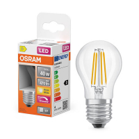 Osram ampoule LED E27 | Sphérique P45 | Filament | Transparent | 2700K | Dimmable | 3,4W (40W) LOS01871
