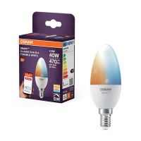 Osram ampoule LED intelligente E14 | Bougie B40 | Mat | 2700-6500K | Zigbee | 4,9W (40W) LOS01957