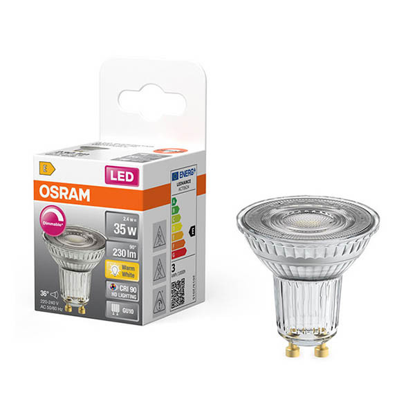 Osram spot LED GU10 | 2700K | Dimmable | 2,4W (35W) LOS01917 - 1