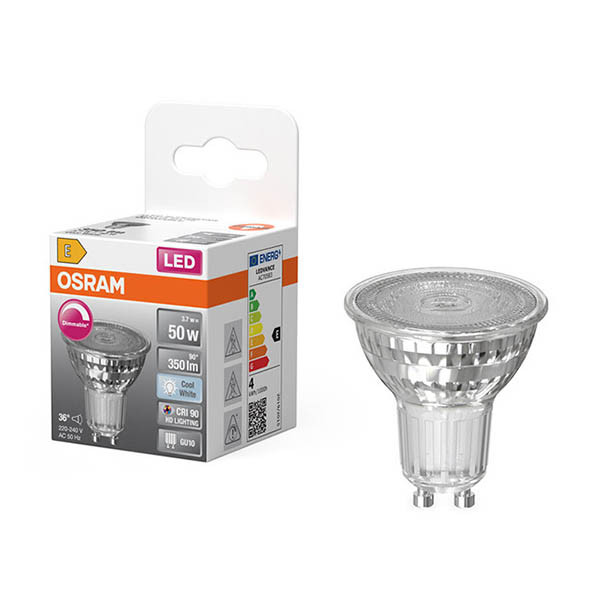 Osram spot LED GU10 | 4000K | Dimmable | 3,7W (50W) LOS01923 - 1