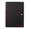 Oxford Black n' Red cahier à spirale A4 quadrillé 90 g/m² 70 feuilles