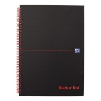 Oxford Black n' Red cahier à spirale A5 ligné 90 g/m² 70 feuilles 400047651 260012