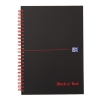Oxford Black n' Red cahier à spirale A5 quadrillé 90 g/m² 70 feuilles