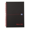 Oxford Black n' Red cahier à spirale A5 quadrillé 90 g/m² 70 feuilles 400047652 260013 - 1