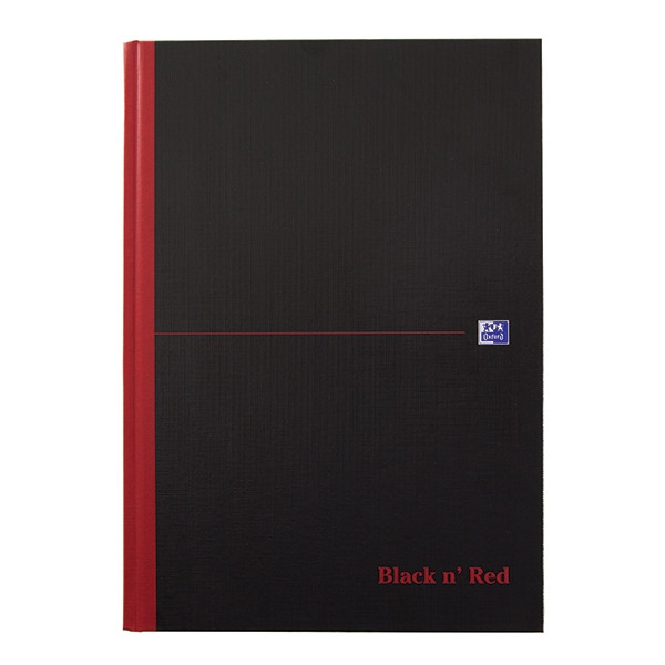 Oxford Black n' Red cahier broché A4 ligné 96 feuilles 400047606 260008 - 1
