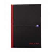 Oxford Black n' Red carnet relié A4 96 feuilles vierges 100080489 260279