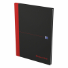 Oxford Black n' Red quadrillé A4 carnet broché 96 feuilles 400047607 260009 - 2