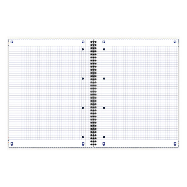 Oxford Boho Chic cahier à spirale lion A4+ quadrillé 90 g/m² 60 feuilles (4 trous) 400143832 260174 - 2