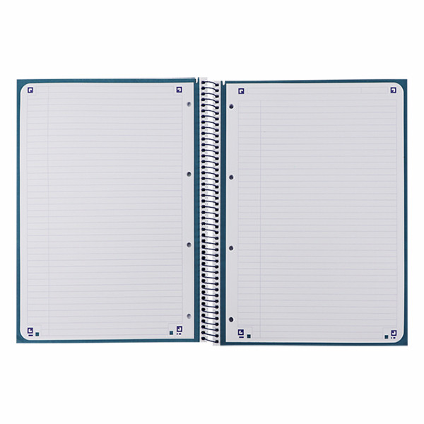 Oxford Classic cahier à spirale A4+ 90 g/m² 80 feuilles ligné - bleu foncé 400027583 260286 - 4