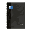Oxford Classic cahier à spirale A4+ 90 g/m² 80 feuilles ligné - noir 400050189 260289 - 1