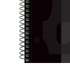 Oxford Classic cahier à spirale A4+ 90 g/m² 80 feuilles ligné - noir 400050189 260289 - 4